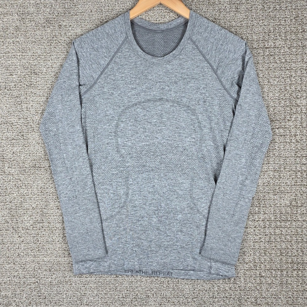 Lululemon Swiftly Tech Long Sleeve Shirt 2.0 Slate Grey Size‎ 10 Activewear
